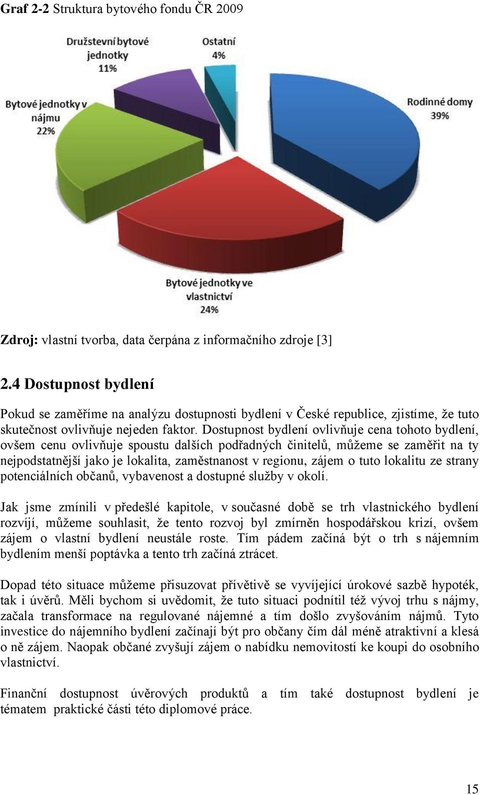 Dostupnost bydlení ovlivňuje cena tohoto bydlení, ovšem cenu ovlivňuje spoustu dalších podřadných činitelů, můžeme se zaměřit na ty nejpodstatnější jako je lokalita, zaměstnanost v regionu, zájem o