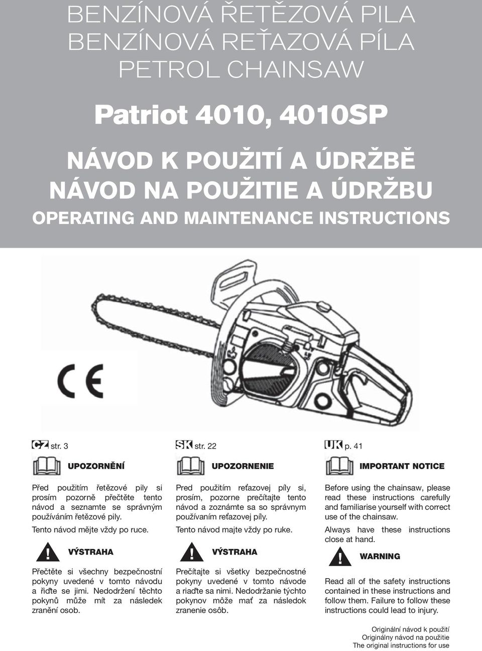 Patriot 4010, 4010SP - PDF Free Download