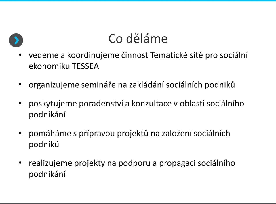 poradenství a konzultace v oblasti sociálního podnikání pomáháme s přípravou