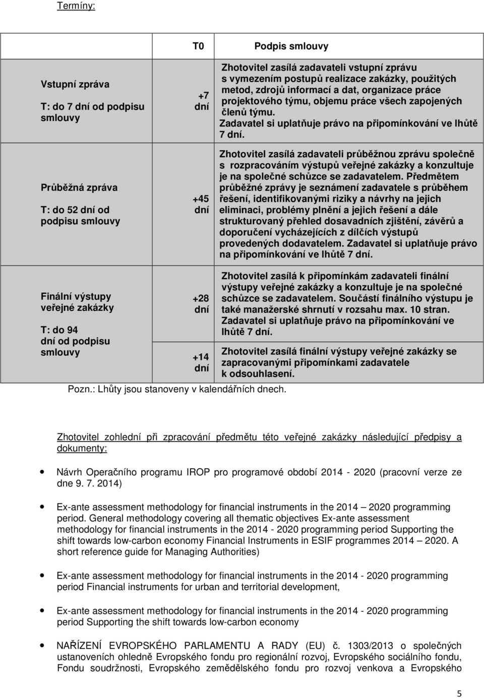 Zhotovitel zasílá zadavateli průběžnou zprávu společně s rozpracováním výstupů veřejné zakázky a konzultuje je na společné schůzce se zadavatelem.