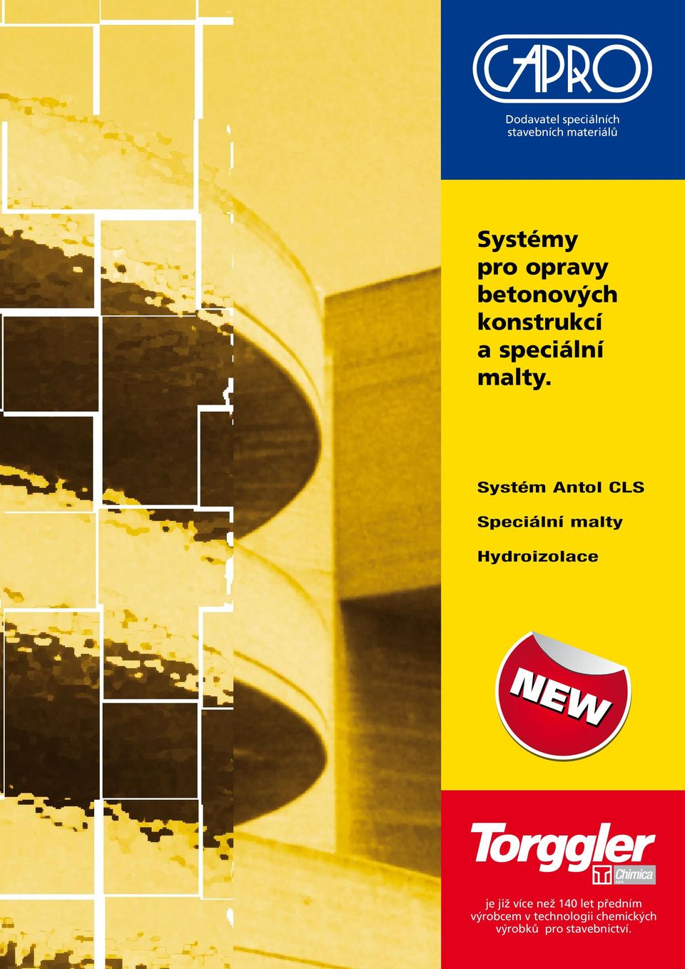 Systém Antol LS Speciální malty Hydroizolace NEW je již více