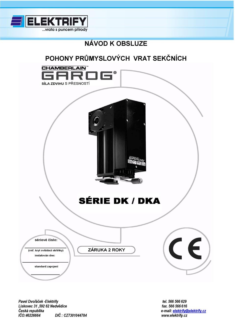 PRŮMYSLOVÝCH VRAT