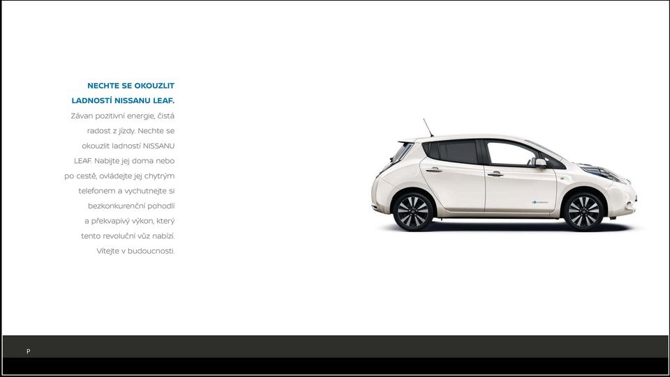 Nechte se okouzlit ladností NISSANU LEAF.
