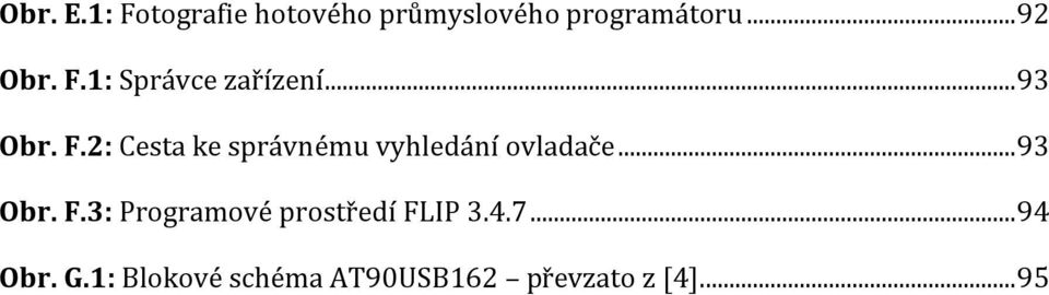 2: Cesta ke správnému vyhledání ovladače... 93 Obr. F.