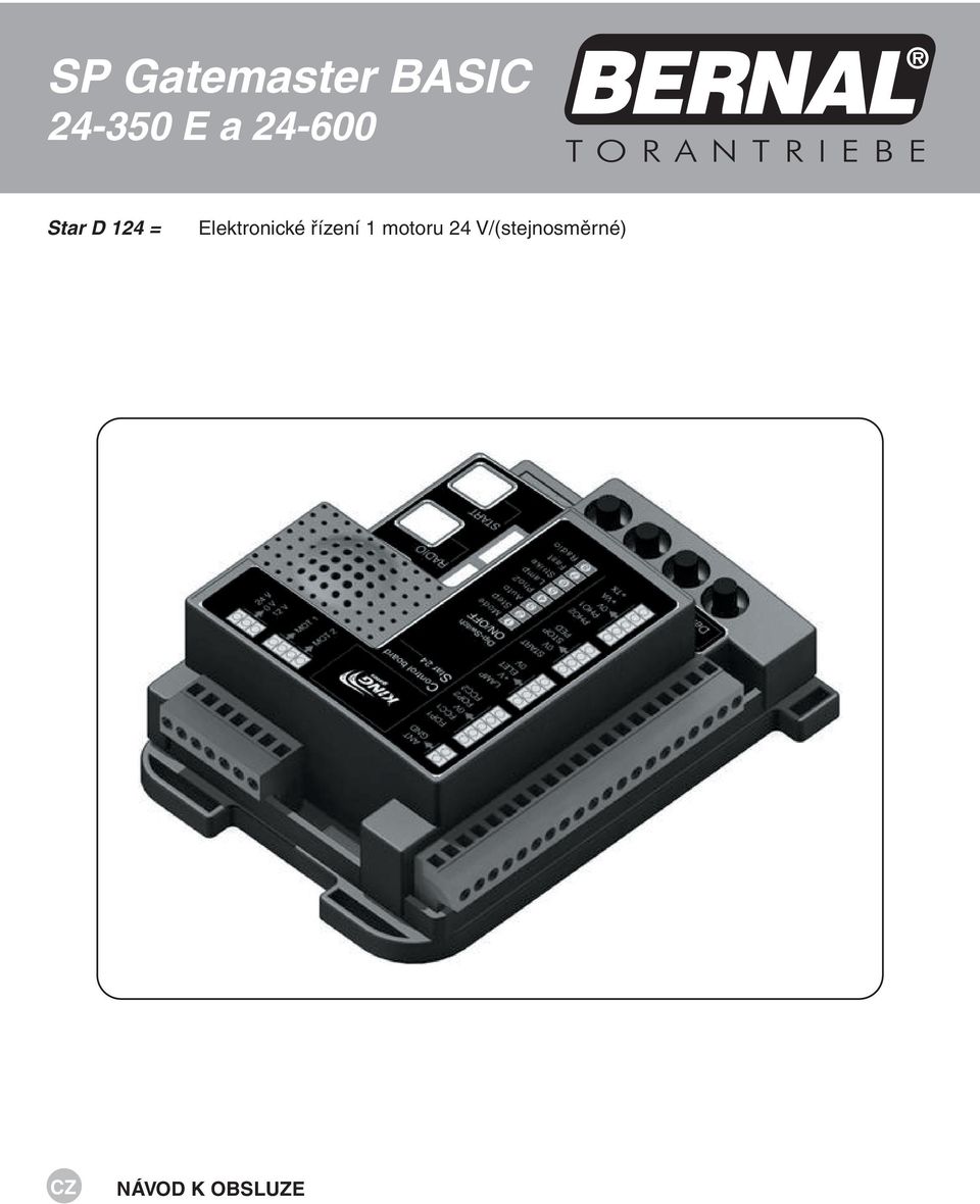 Elektronické řízení 1 motoru