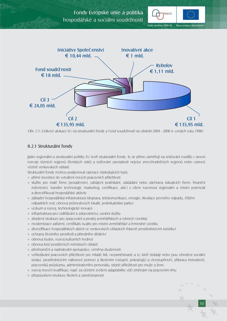 Ty se přímo zaměřují na snižování rozdílů v úrovni rozvoje různých regionů členských států a snižování zaostalosti nejvíce znevýhodněných regionů nebo ostrovů včetně venkovských oblastí.