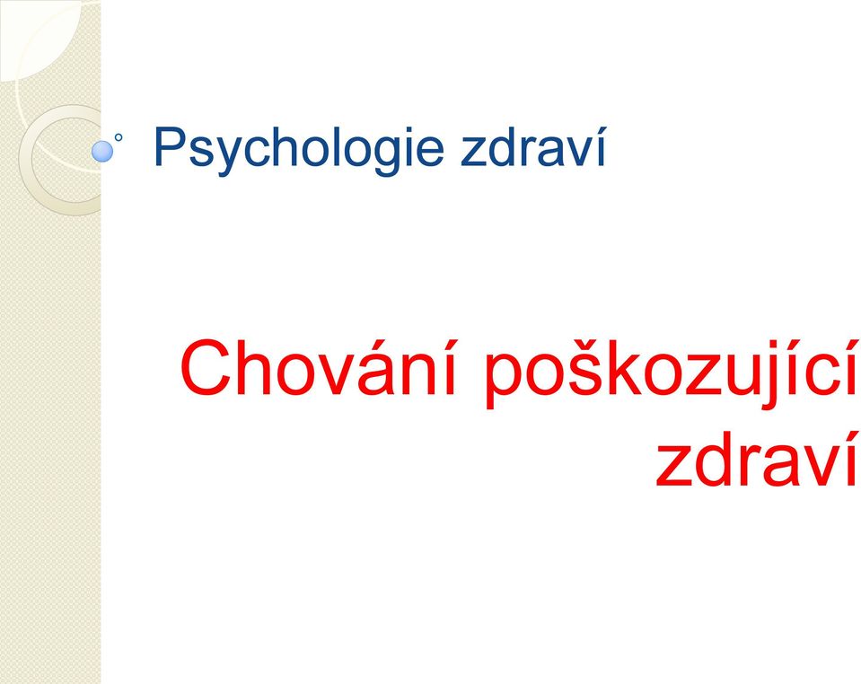 Chování