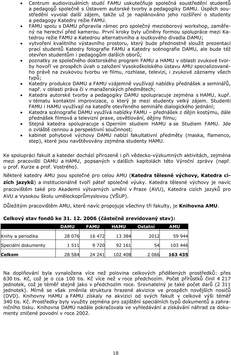 FAMU spolu s DAMU p ipravila rámec pro spole ný mezioborový workshop, zam ený na herectví p ed kamerou.