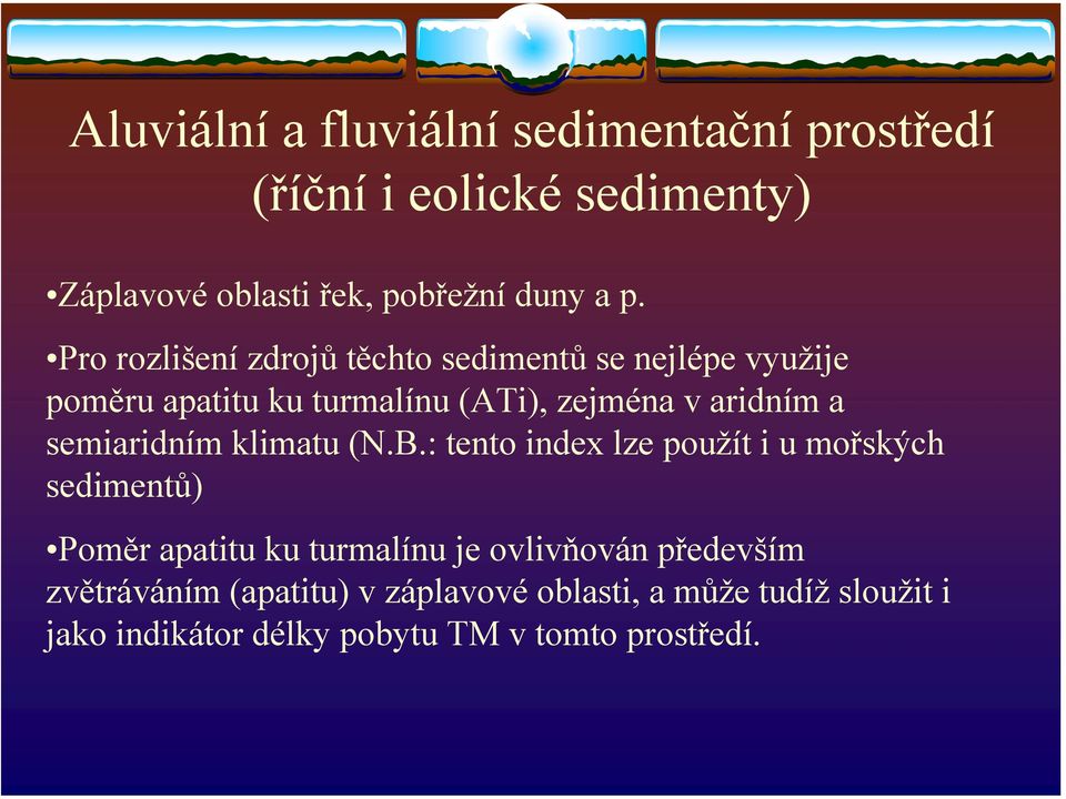 semiaridním klimatu (N.B.