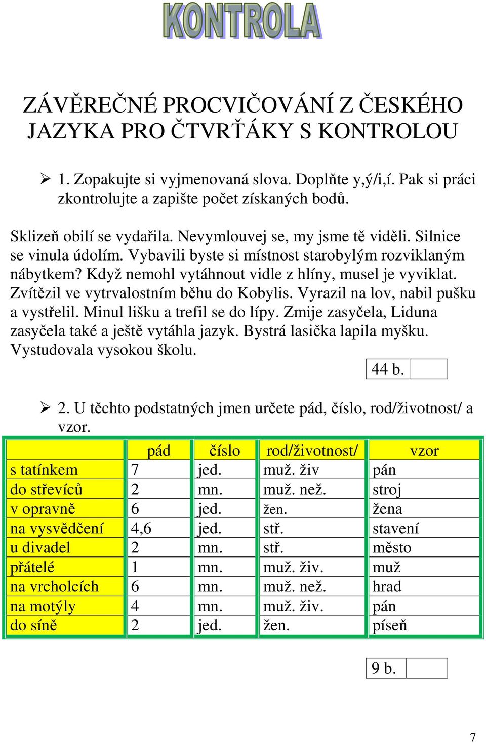 Když nemohl vytáhnout vidle z hlíny, musel je vyviklat. Zvítězil ve vytrvalostním běhu do Kobylis. Vyrazil na lov, nabil pušku a vystřelil. Minul lišku a trefil se do lípy.