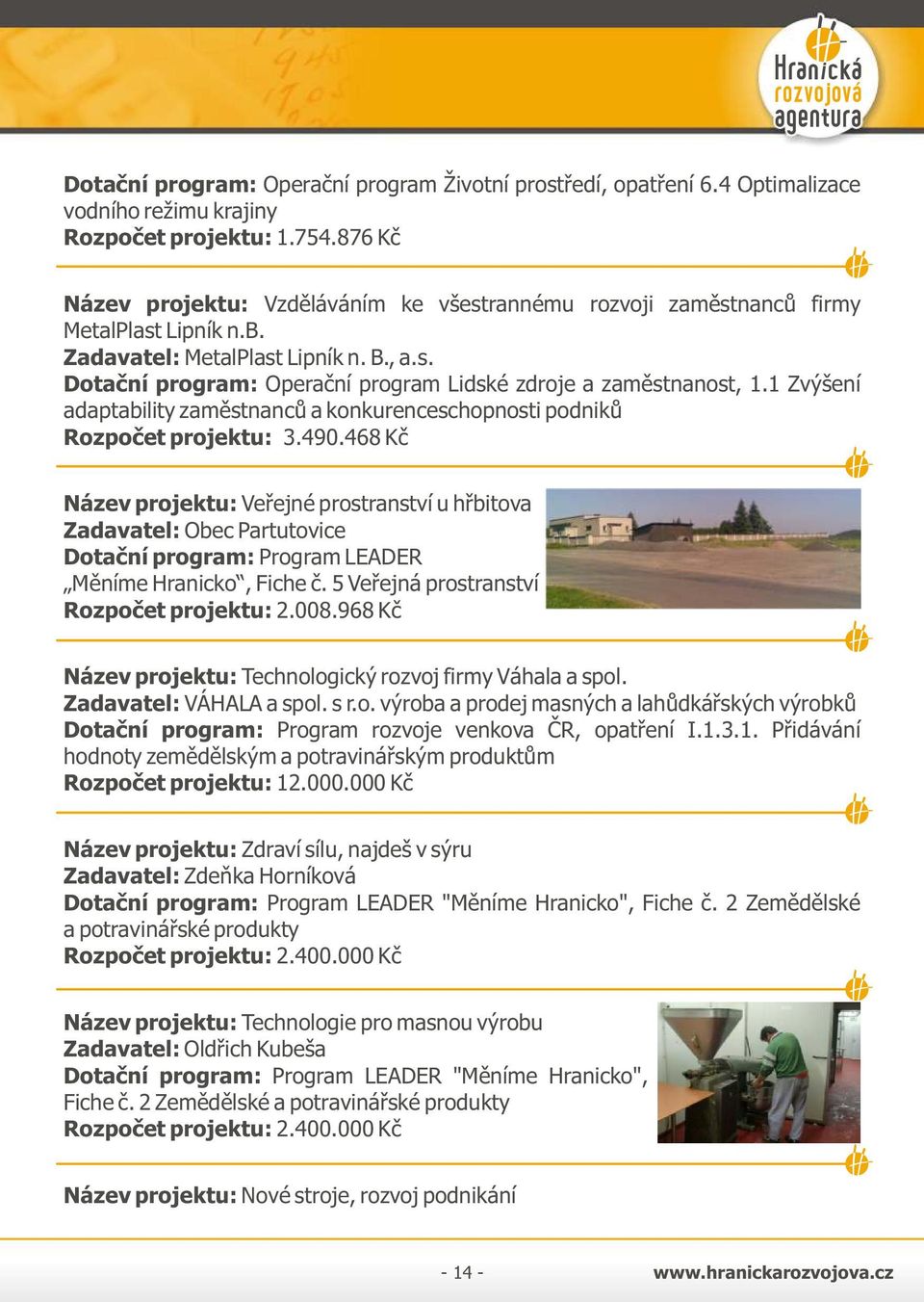 1 Zvýšení adaptability zaměstnanců a konkurenceschopnosti podniků Rozpočet projektu: 3.490.