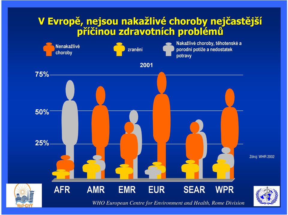 zranění 2001 Nakažlivé choroby, těhotenské a porodní potíže