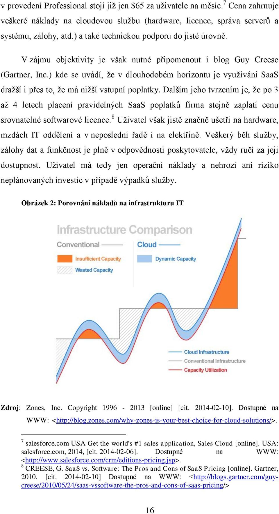 ) kde se uvádí, že v dlouhodobém horizontu je využívání SaaS dražší i přes to, že má nižší vstupní poplatky.