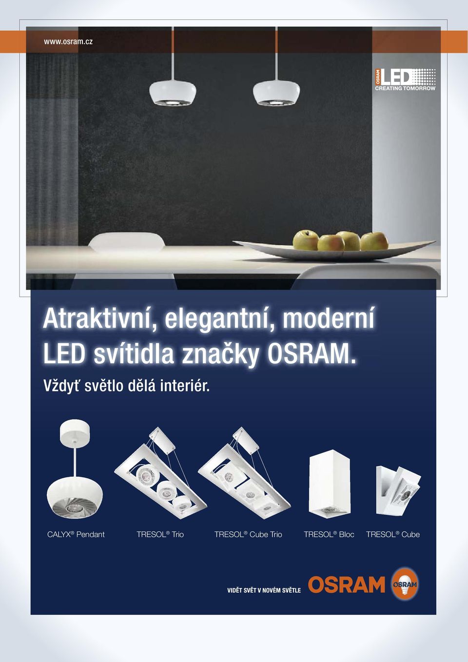 První světlo pro denní svícení k dodatečnému vybavení s homogenní svítící plochou LED: nejsou vidět žádné světelné body jednotlivých LED!