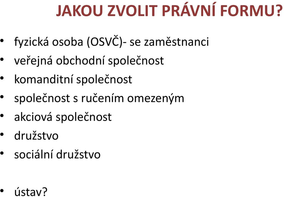 obchodní společnost komanditní společnost