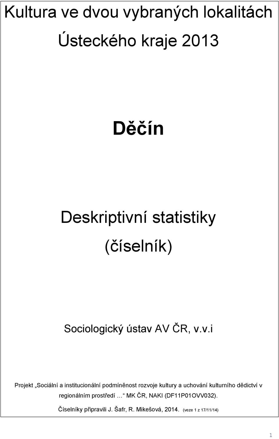 AV ČR, v.