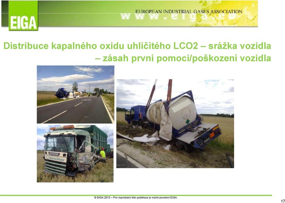 srážka vozidla zásah