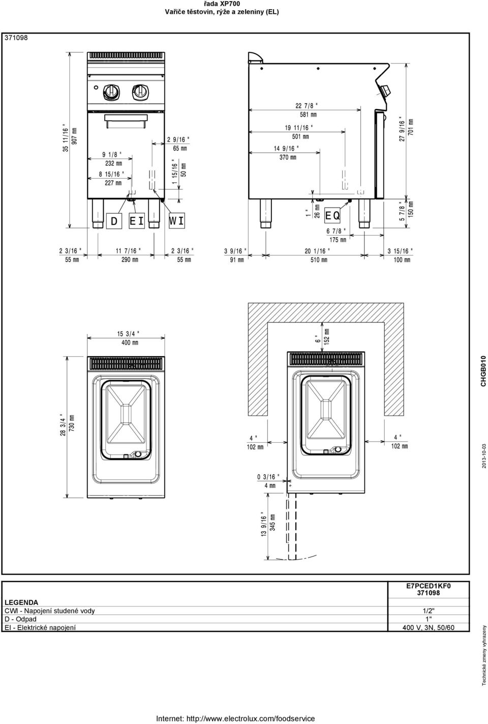 Odpad 1" EI -