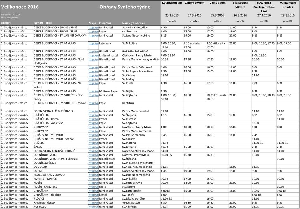 9669600 sv. Gorazda 8:00 17:00 17:00 18:00 8:00 Č. Budějovice - město ČESKÉ BUDĚJOVICE - SV. JAN NEPOMUCKÝ http://mapy.cz/zakladni?x=14.4715922&y=48.9628361&z=17&source=coor&id=14.4715922%2c48.