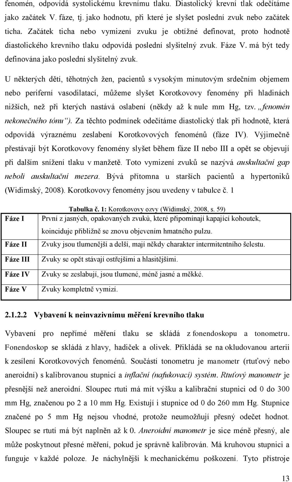 U některých dětí, těhotných žen, pacientů s vysokým minutovým srdečním objemem nebo periferní vasodilatací, můžeme slyšet Korotkovovy fenomény při hladinách nižších, než při kterých nastává oslabení