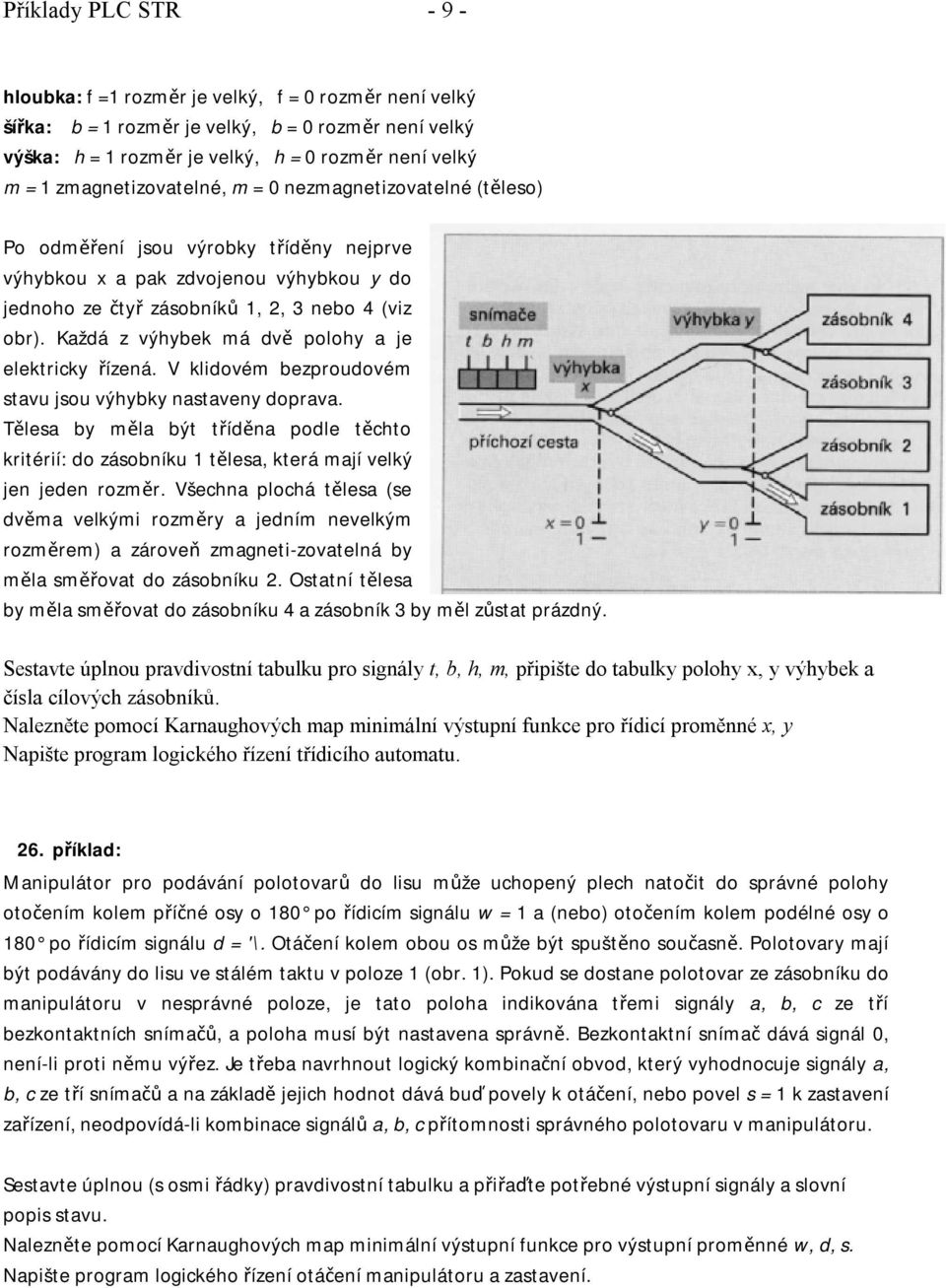 Každá z výhybek má dvě polohy a je elektricky řízená. V klidovém bezproudovém stavu jsou výhybky nastaveny doprava.