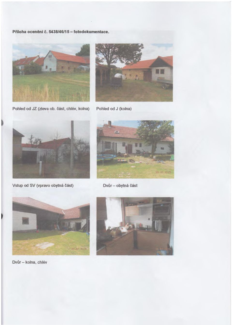 st, chlv, kolna) Pohled od J (kolna)