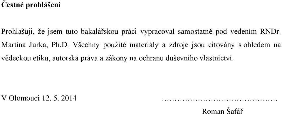 . Martina Jurka, Ph.D.