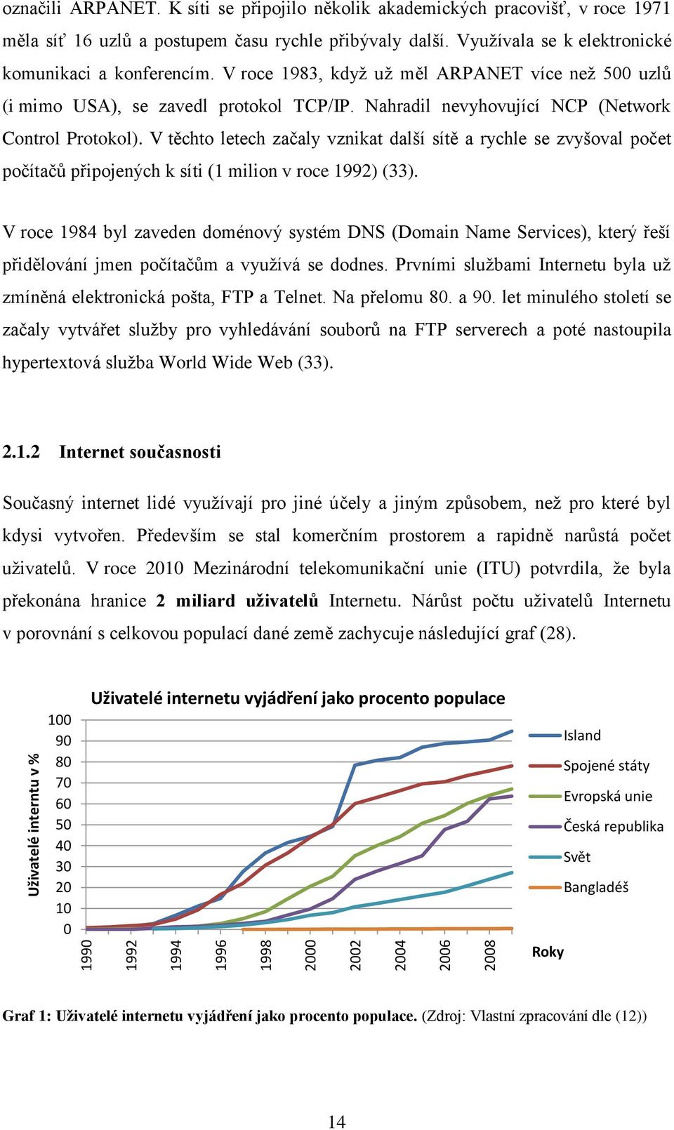 V roce 1983, když už měl ARPANET více než 500 uzlů (i mimo USA), se zavedl protokol TCP/IP. Nahradil nevyhovující NCP (Network Control Protokol).