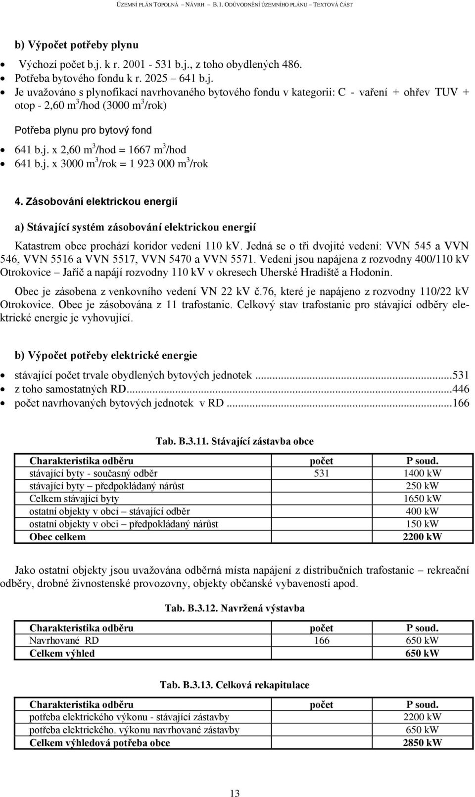 j. x 2,60 m 3 /hod = 1667 m 3 /hod 641 b.j. x 3000 m 3 /rok = 1 923 000 m 3 /rok 4.