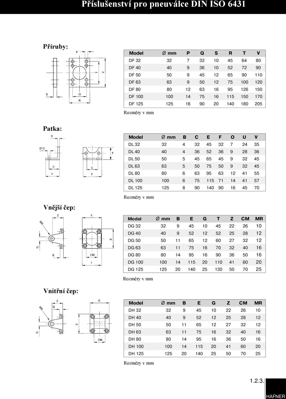 45 9 32 45 DL 63 63 5 50 75 50 9 32 45 DL 80 80 6 63 95 63 12 41 55 DL 100 100 6 75 115 71 14 41 57 DL 125 125 8 90 140 90 16 45 70 Model mm B E G TZ CM MR DG 32 32 9 45 10 45 22 26 10 DG 40 40 9 52