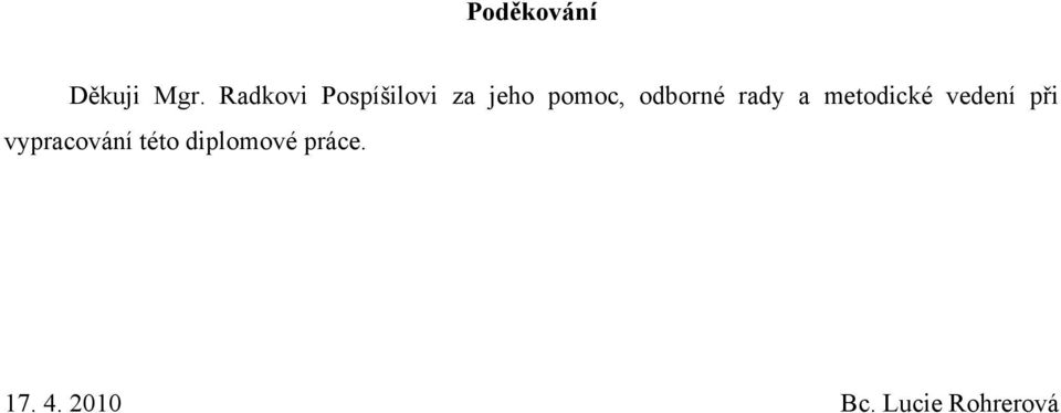 odborné rady a metodické vedení při