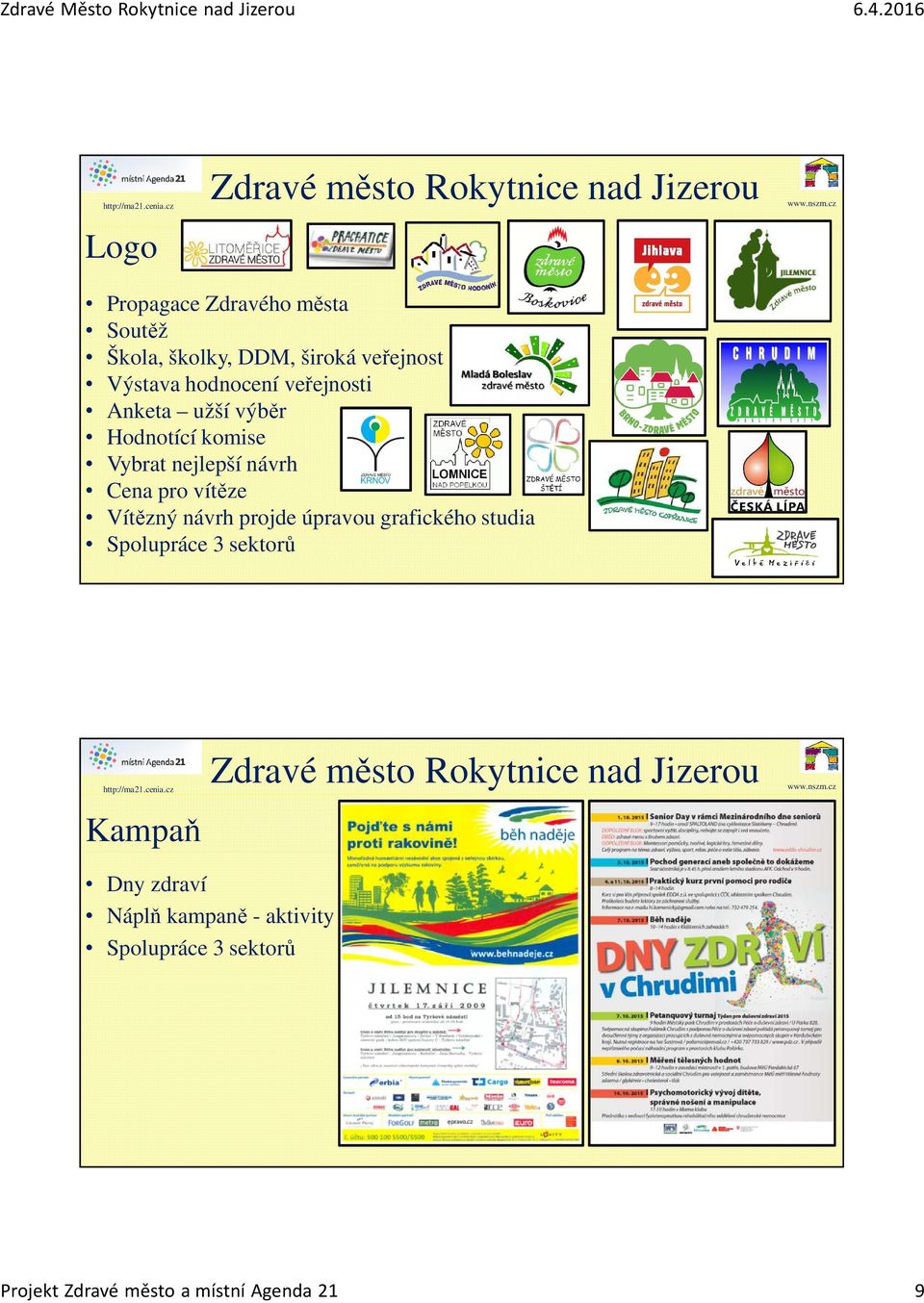vítěze Vítězný návrh projde úpravou grafického studia Spolupráce 3 sektorů Kampaň Dny