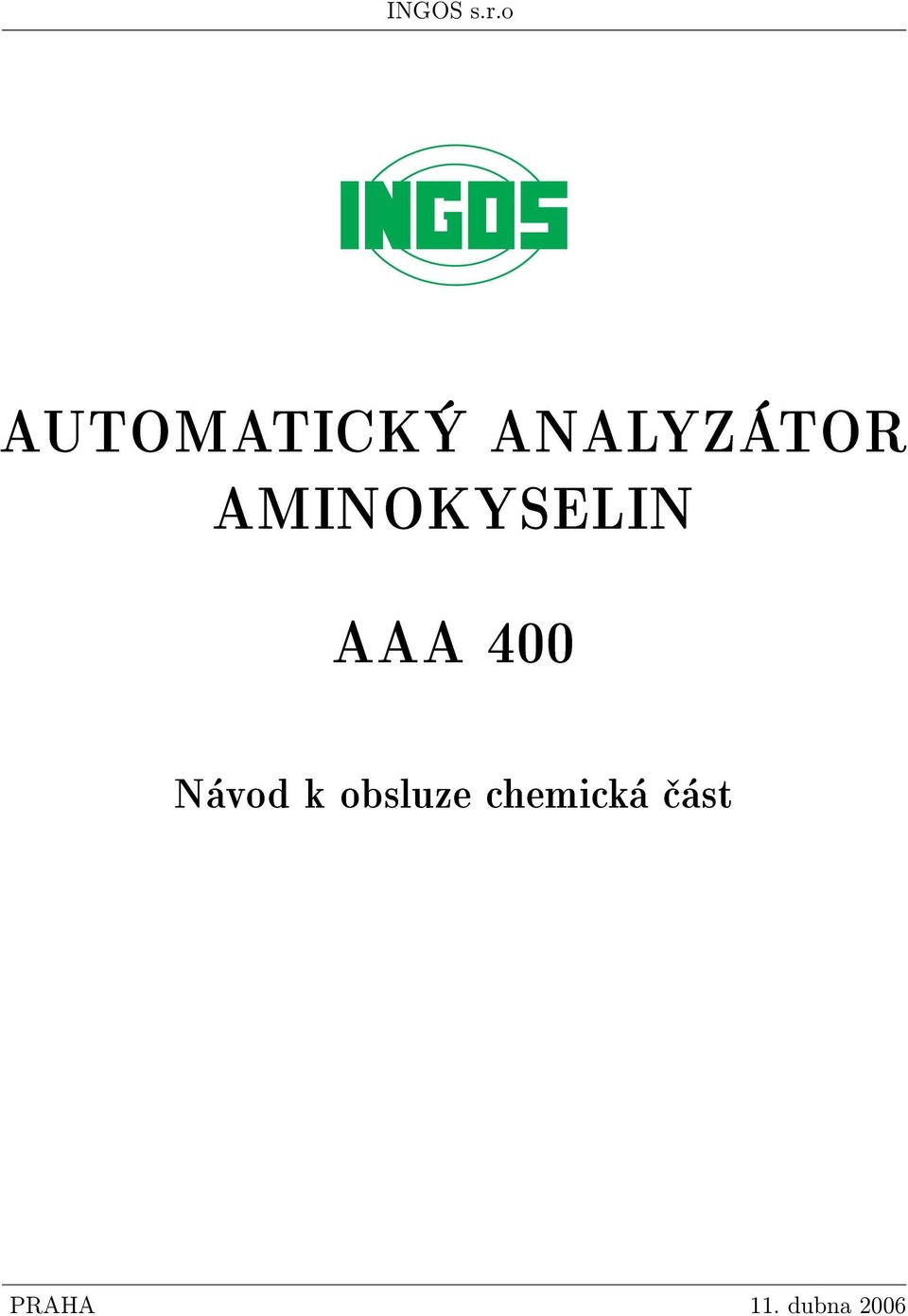 AMINKYSELIN AAA 400 Návod