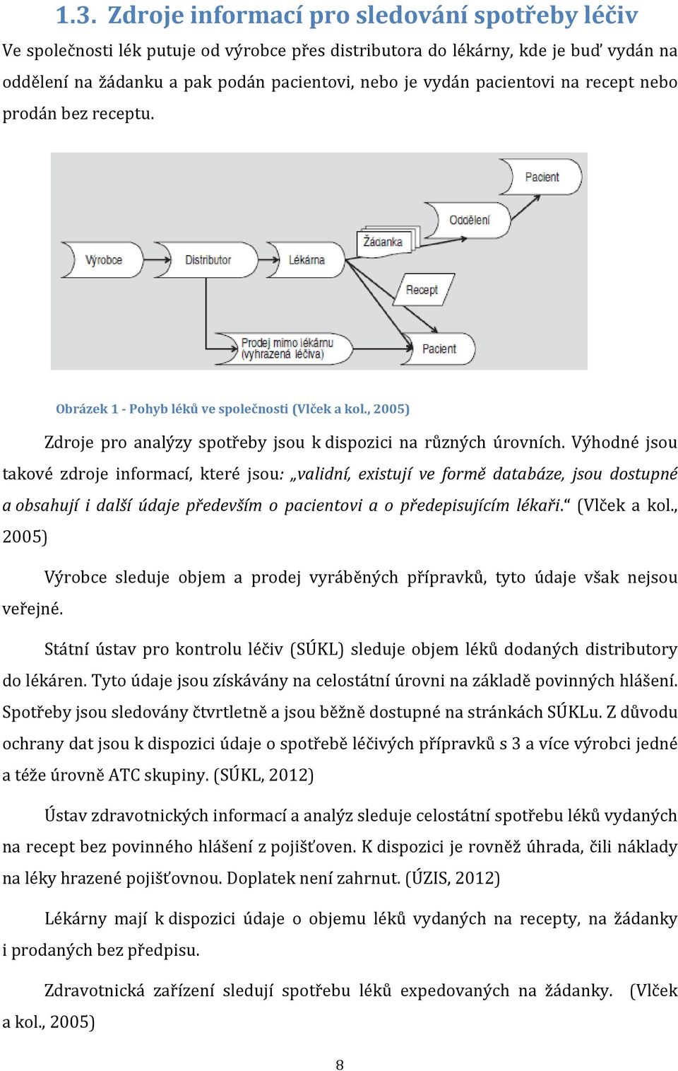 Výhodné jsou takové zdroje informací, které jsou: validní, existují ve formě databáze, jsou dostupné a obsahují i další údaje především o pacientovi a o předepisujícím lékaři. (Vlček a kol.