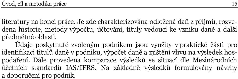 předmětné oblasti.