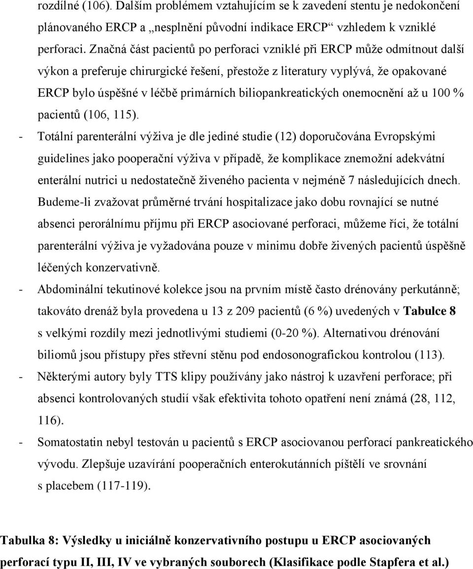 biliopankreatických onemocnění až u 100 % pacientů (106, 115).