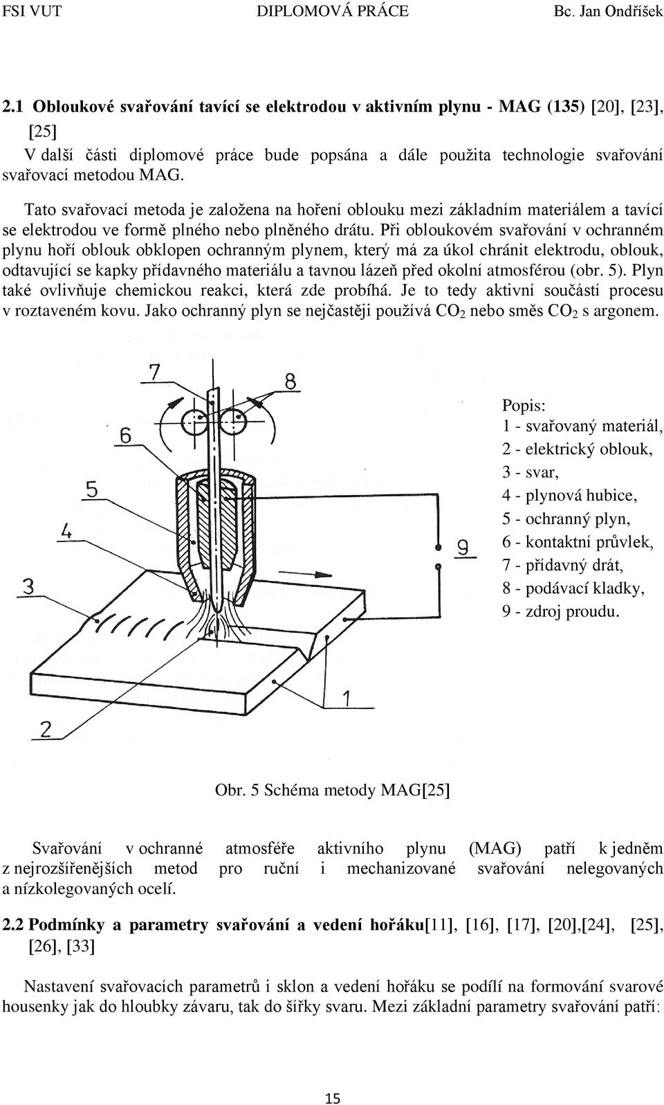 Při obloukovém svařování v ochranném plynu hoří oblouk obklopen ochranným plynem, který má za úkol chránit elektrodu, oblouk, odtavující se kapky přídavného materiálu a tavnou lázeň před okolní