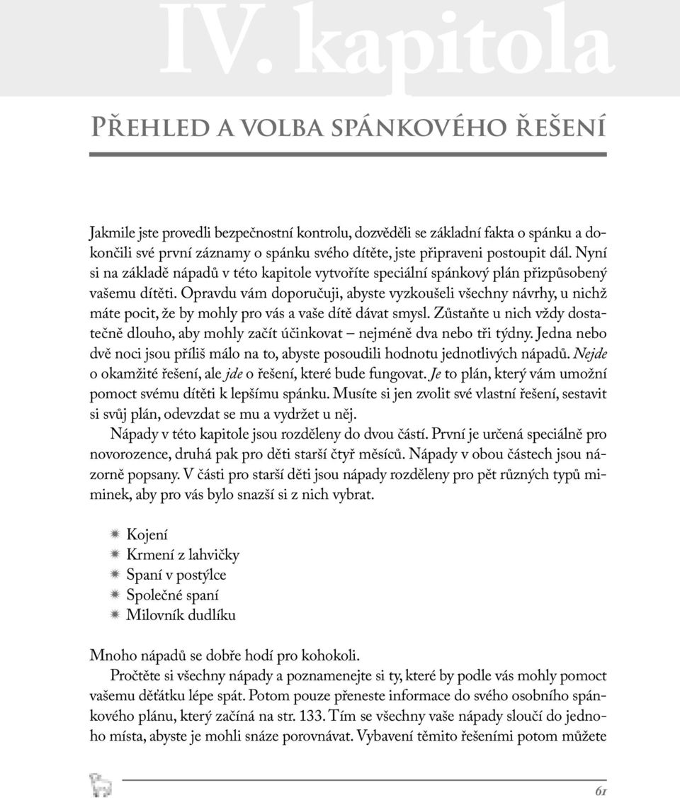 Opravdu vám doporučuji, abyste vyzkoušeli všechny návrhy, u nichž máte pocit, že by mohly pro vás a vaše dítě dávat smysl.