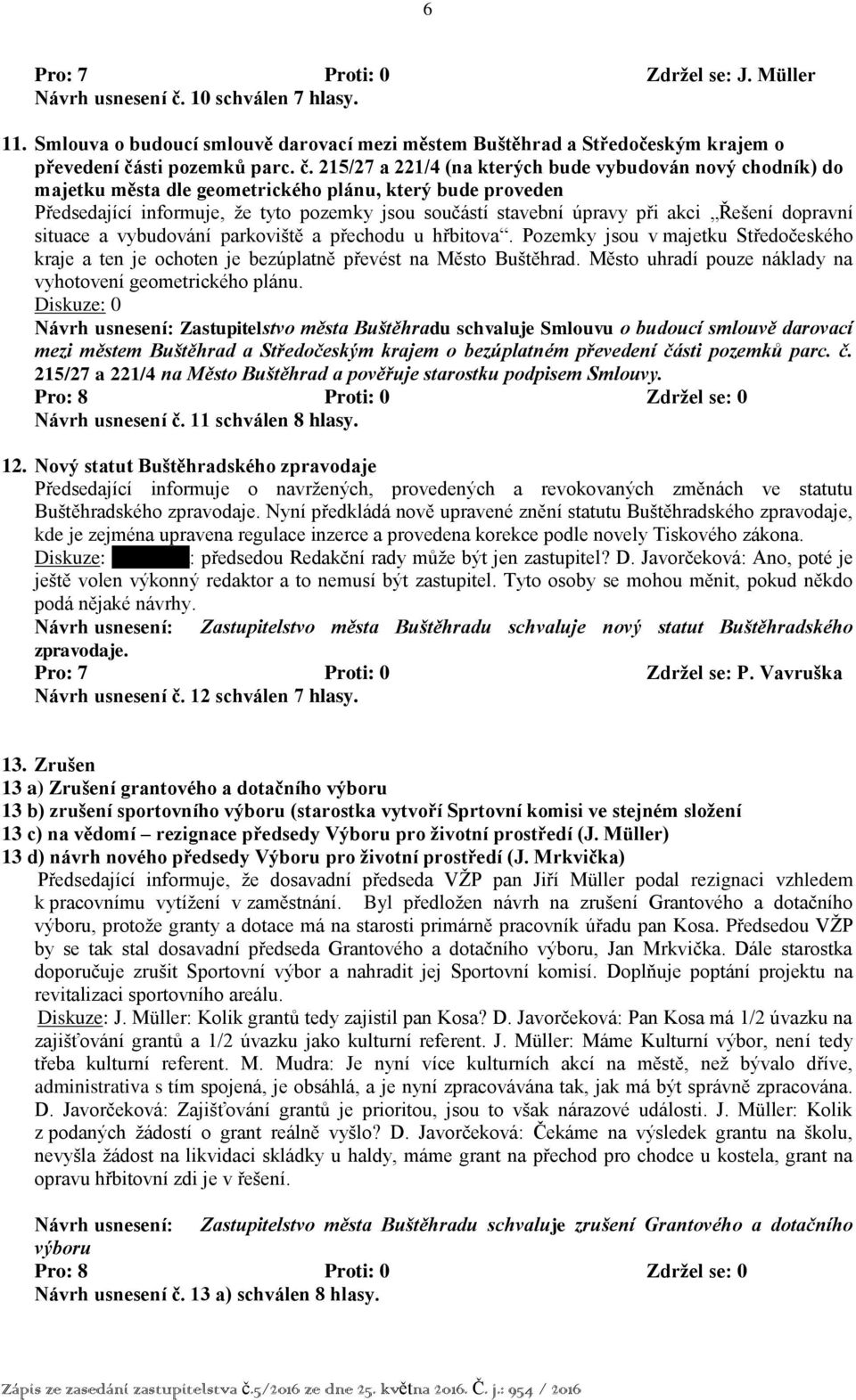 sti pozemků parc. č.