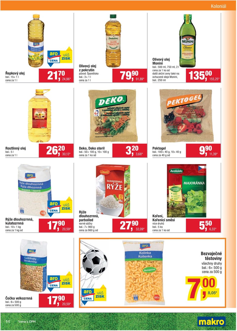 : 50 100 g, 10 100 g od 3, 20 3,68 * Pektogel bal.: 100 40 g, 10 40 g cena za 40 g od 9, 90 11,39 * Rýže dlouhozrnná, kulatozrnná bal.
