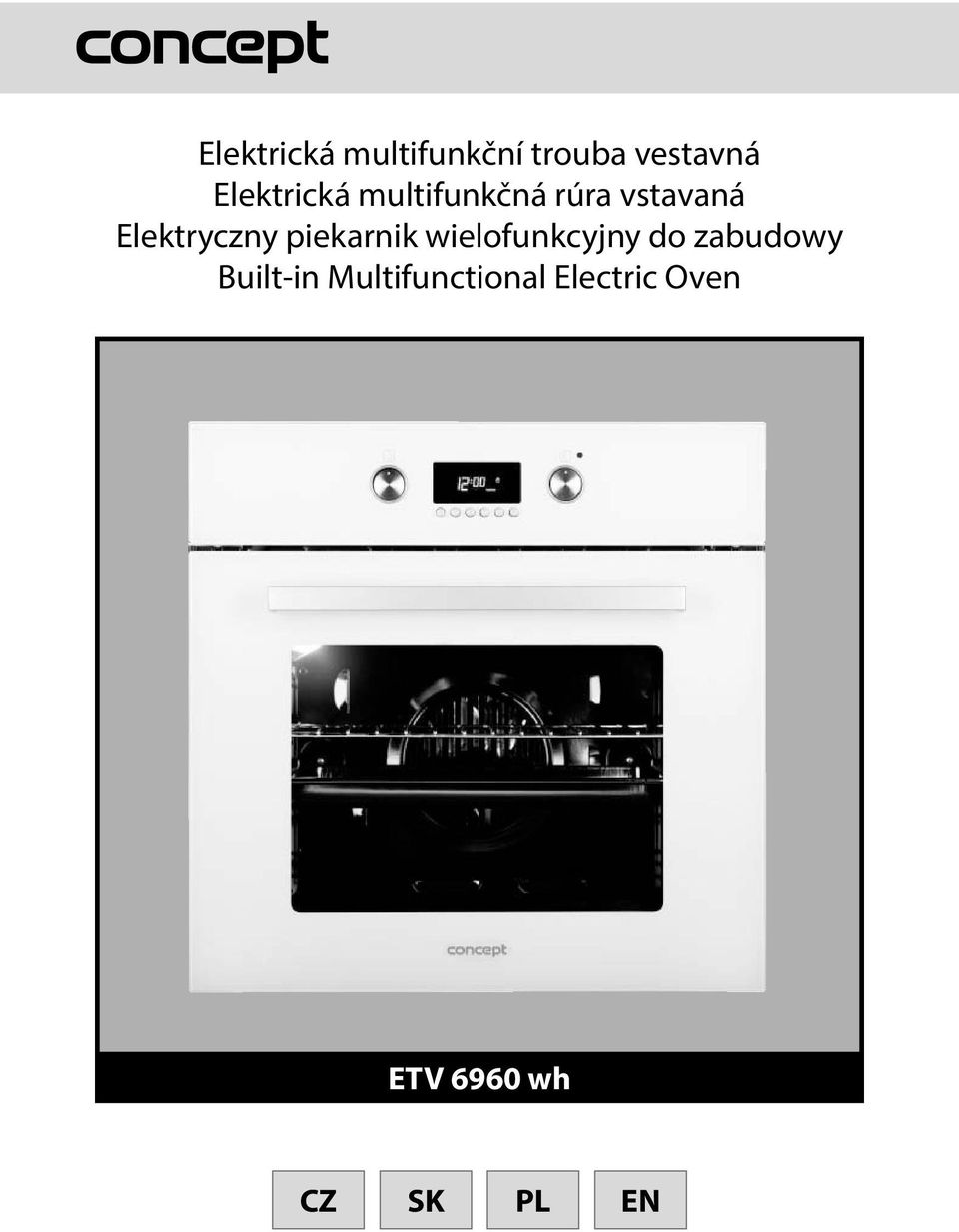 Elektryczny piekarnik wielofunkcyjny do