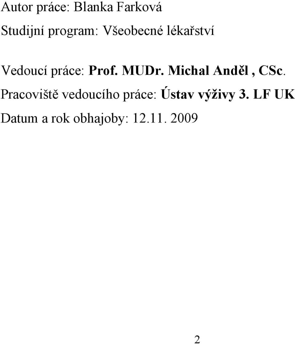 Michal Anděl, CSc.