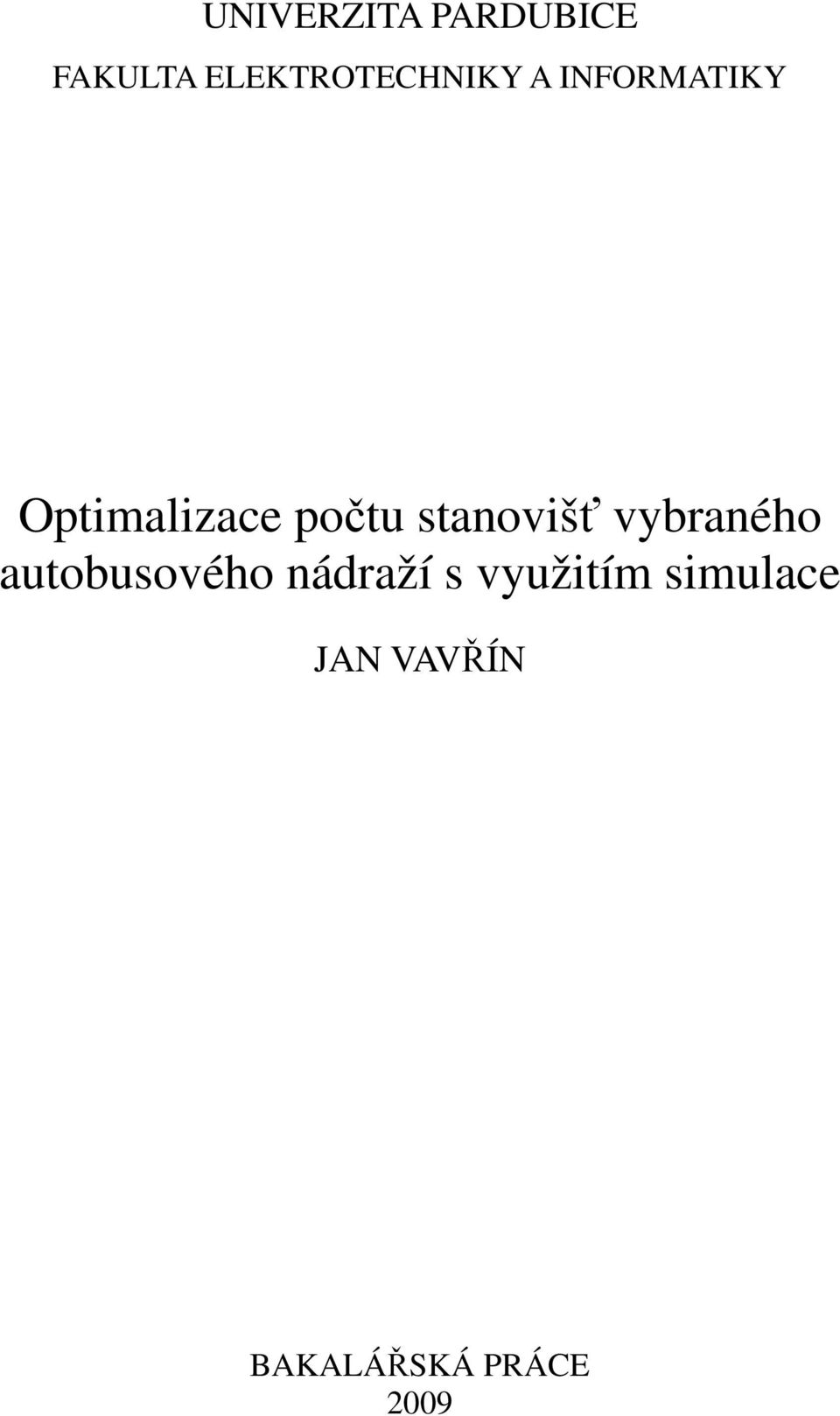 počtu stanovišť vybraného autobusového