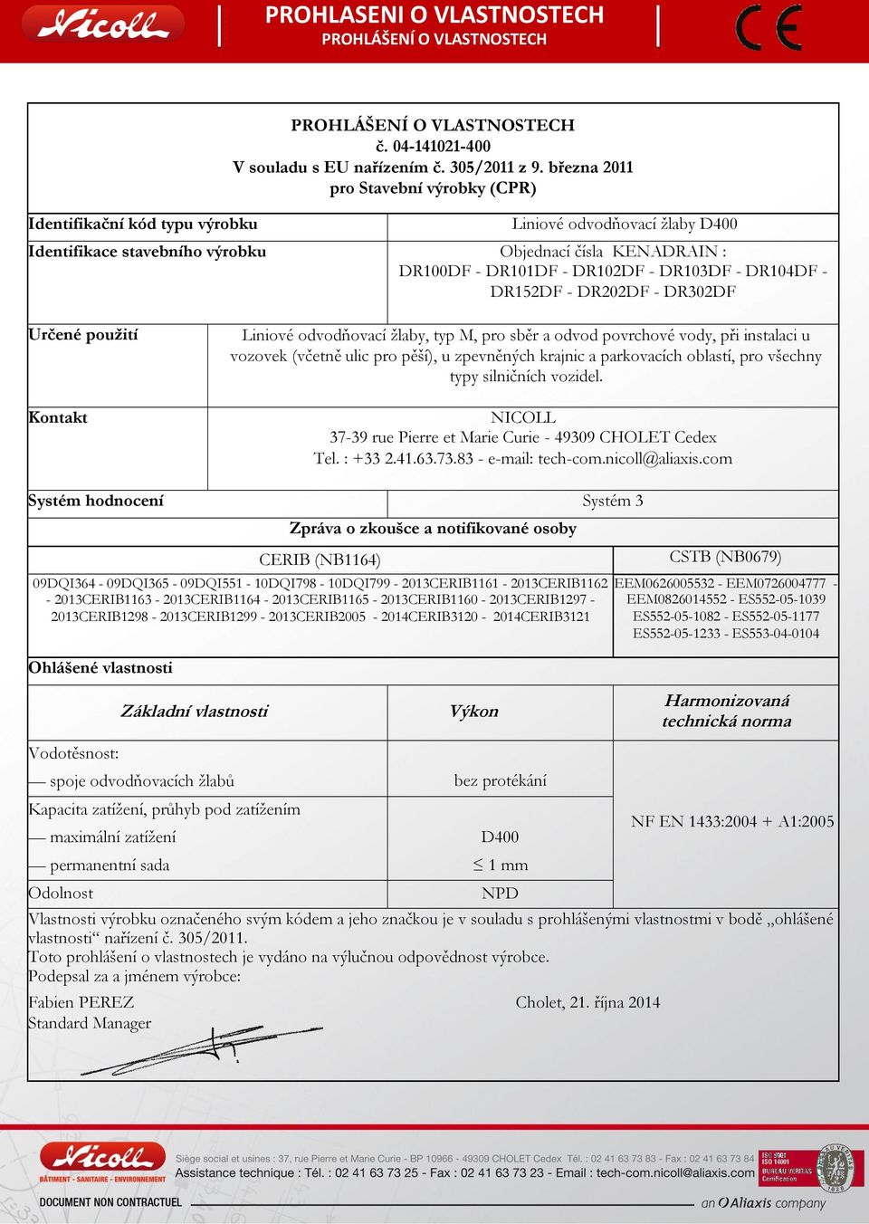 parkovacích oblastí, pro všechny typy silničních vozidel.