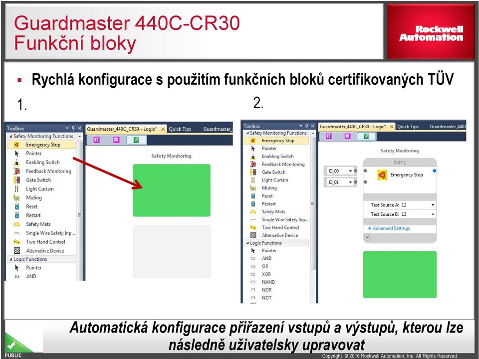 certifikovaných TÜV 1. 2.
