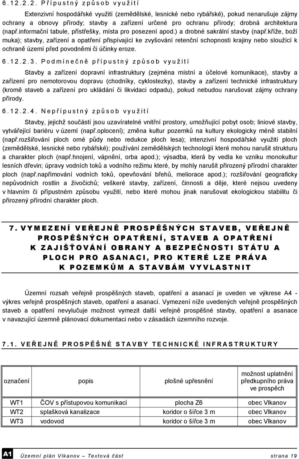 kříže, boží muka); stavby, zařízení a opatření přispívající ke zvyšování retenční schopnosti krajiny nebo sloužící k ochraně území před povodněmi či účinky eroze. 6.12.2.3.