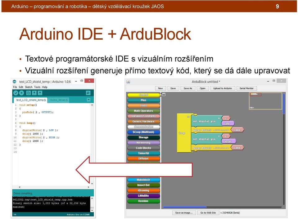 programátorské IDE s vizuálním rozšířením Vizuální