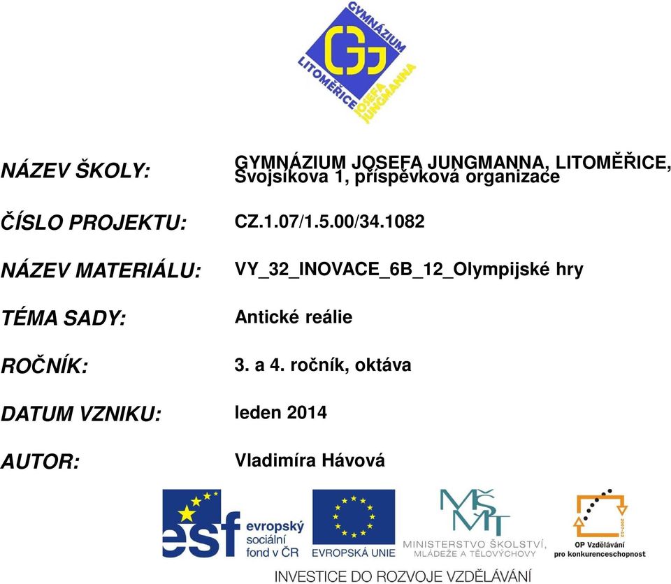 organizace CZ.1.07/1.5.00/34.