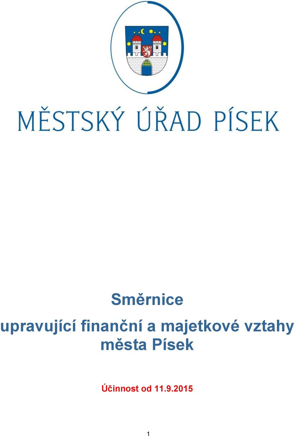 vztahy města Písek