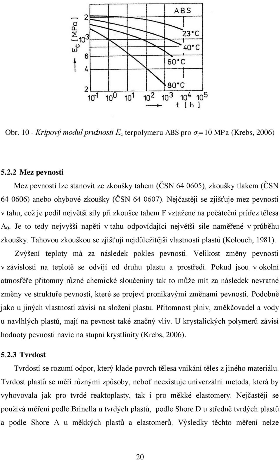 Nejčastěji se zjišťuje mez pevnosti v tahu, což je podíl největší síly při zkoušce tahem F vztažené na počáteční průřez tělesa A 0.